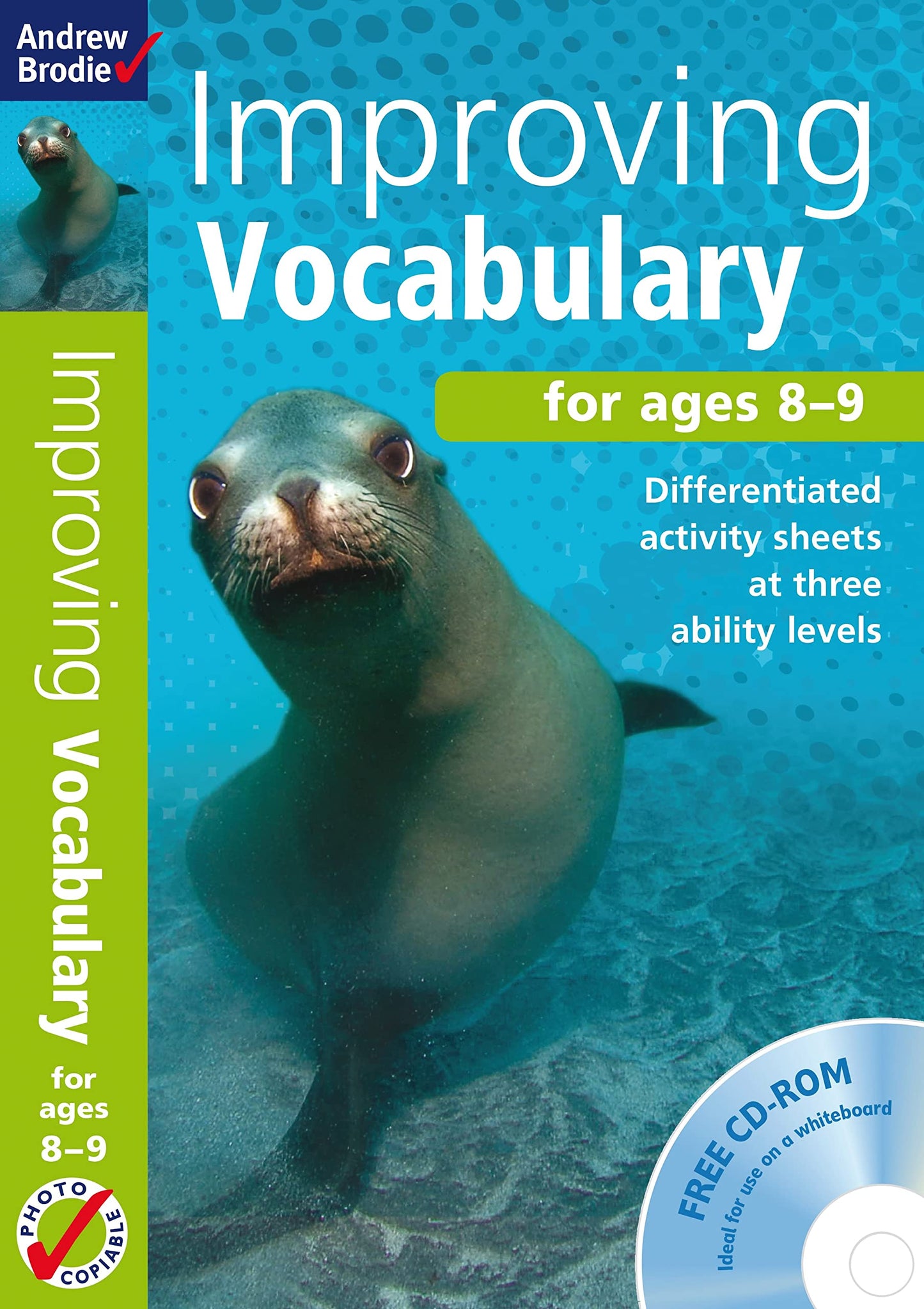 Improving Vocabulary For Ages 8-9 (with free cd-rom) by Andrew Brodie