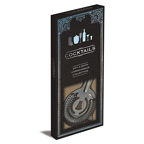 Cocktails Gift Set: Book and Cocktail Strainer (shelf worn) by -