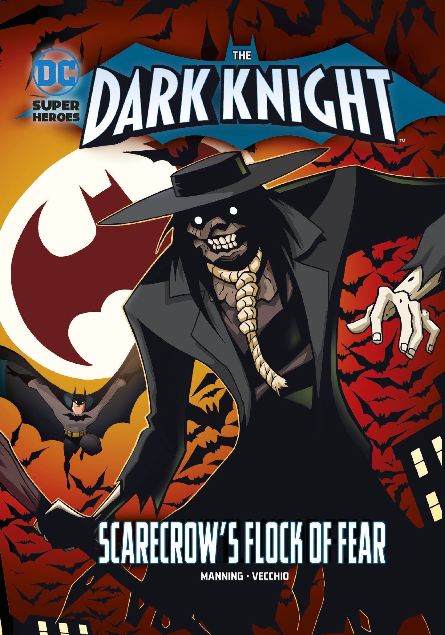 Dark Knight: Scarecrows Flock Of Fear by Manning Vecchio