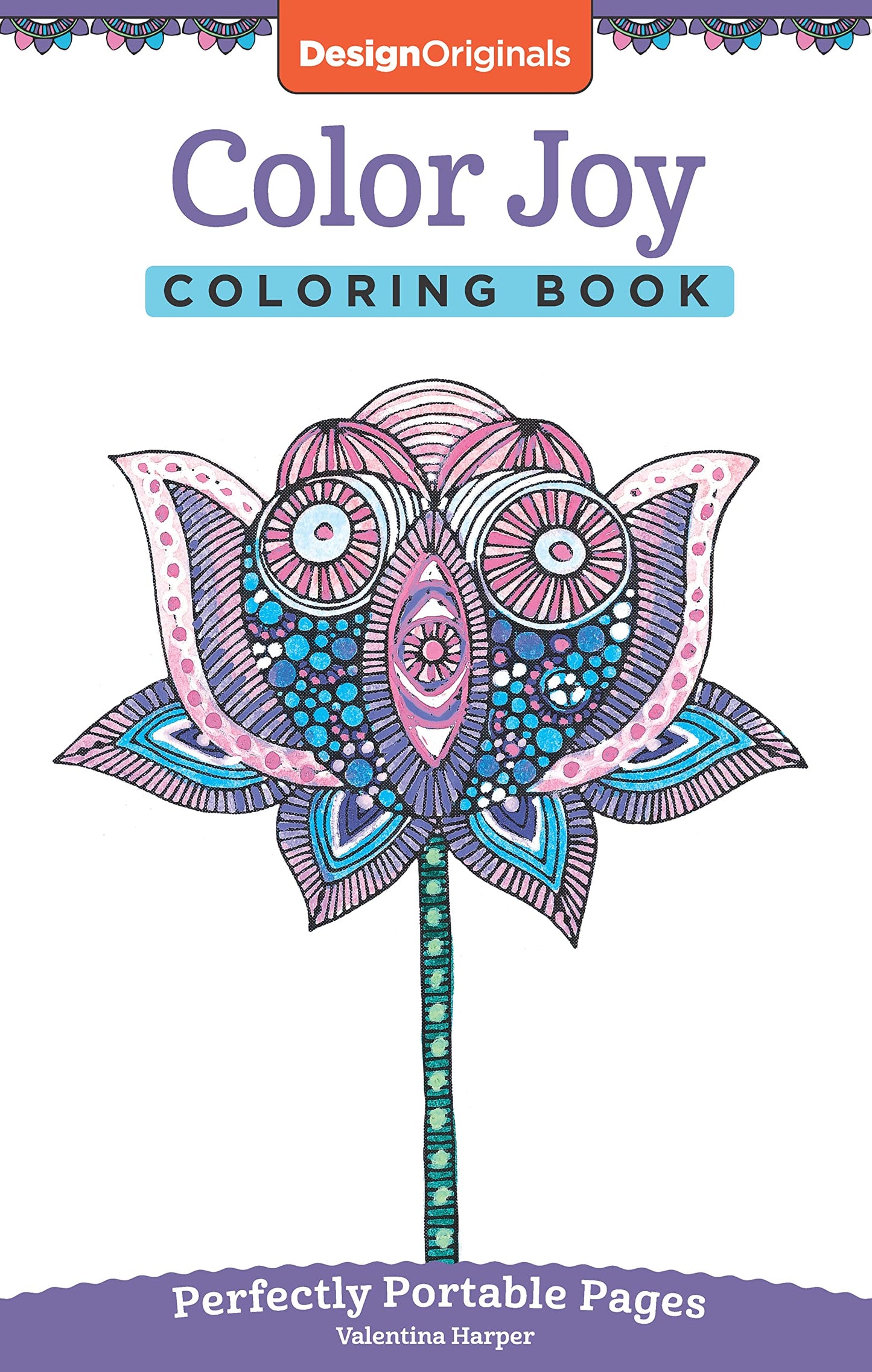 Color Joy Coloring Book: Perfectly Portable Pages by Harper, Valentina