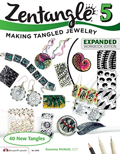 Zentangle 5, Expanded Workbook Edition: Making Tangled Jewelry (Design Originals) 40 New Tangles by Suzanne McNeill