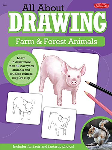 All About Drawing Farm & Forest Animals by Robbin Cuddy