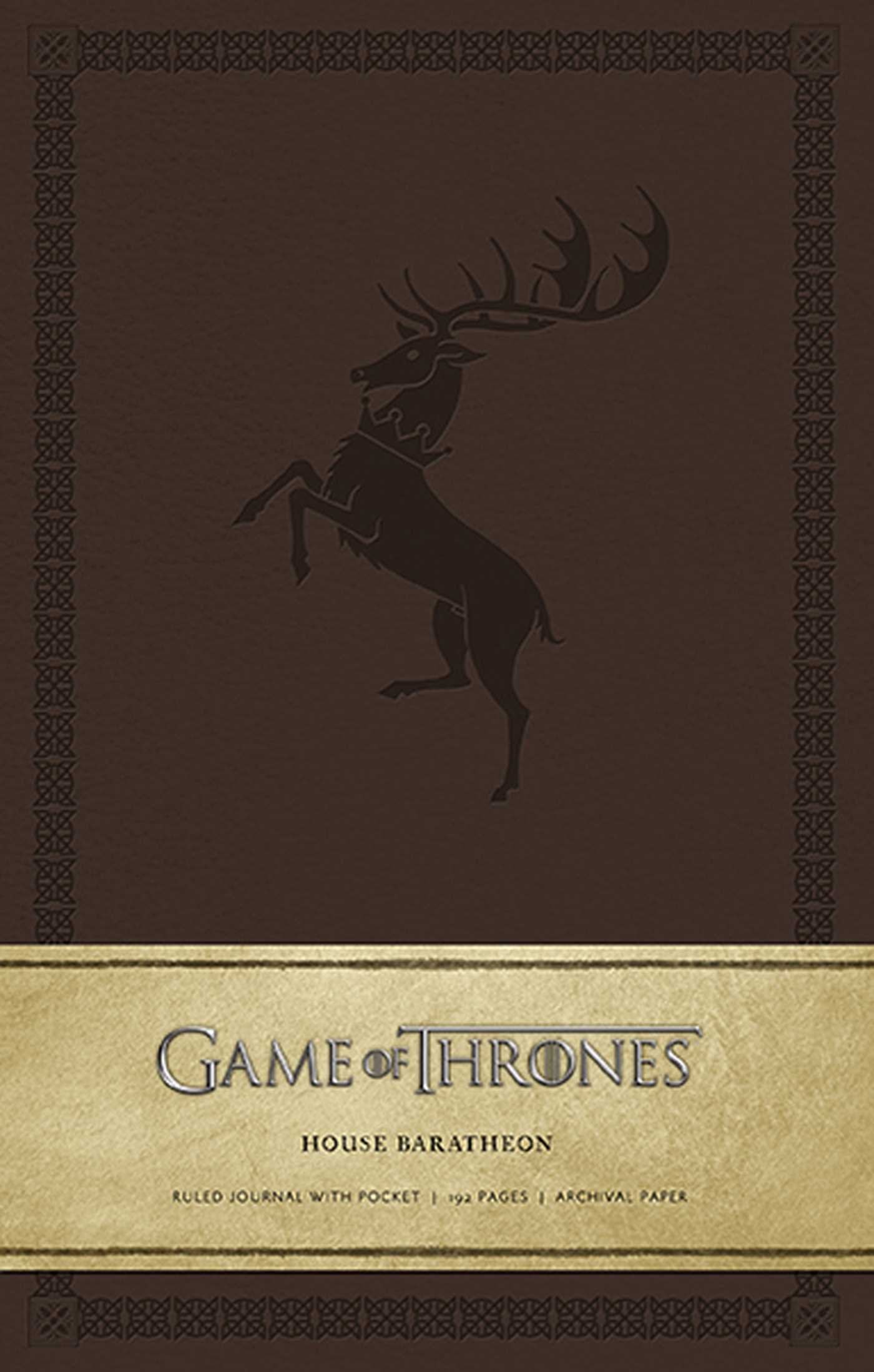 Game of Thrones: House Baratheon - Hardcover Ruled Journal by HBO, .