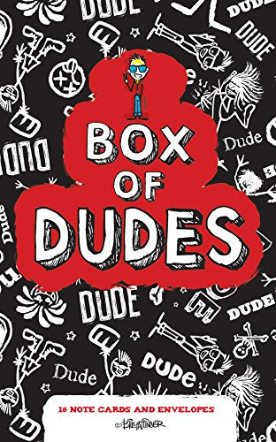 Box Of Dudes (16 notecards & envelopes) by Stick World