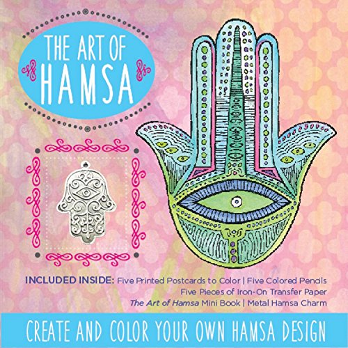 Art Of Hamsa: create & colour your own hamsa design kit by -