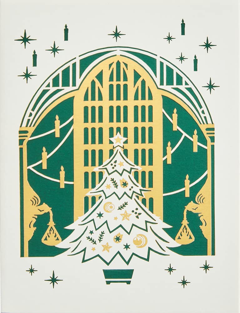 Harry Potter: The Great Hall Holiday Laser Die-Cut Card by Insight Editions