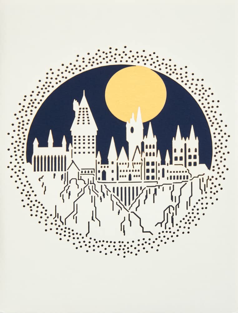 Harry Potter: Hogwarts Laser Die-Cut Card (HP Card Holiday) by Insight Editions
