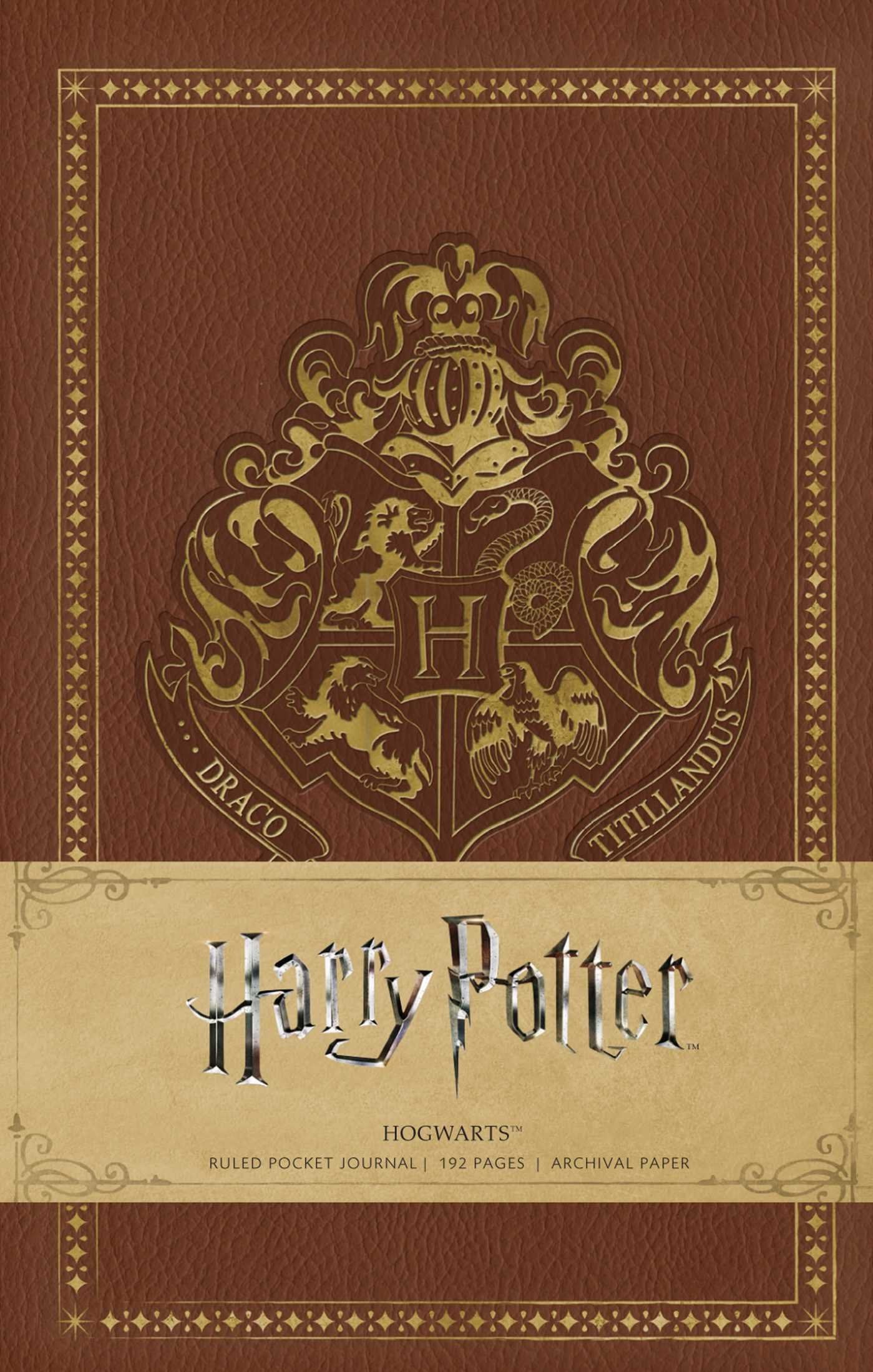 Harry Potter: Hogwarts Ruled Pocket Journal by Insight Editions