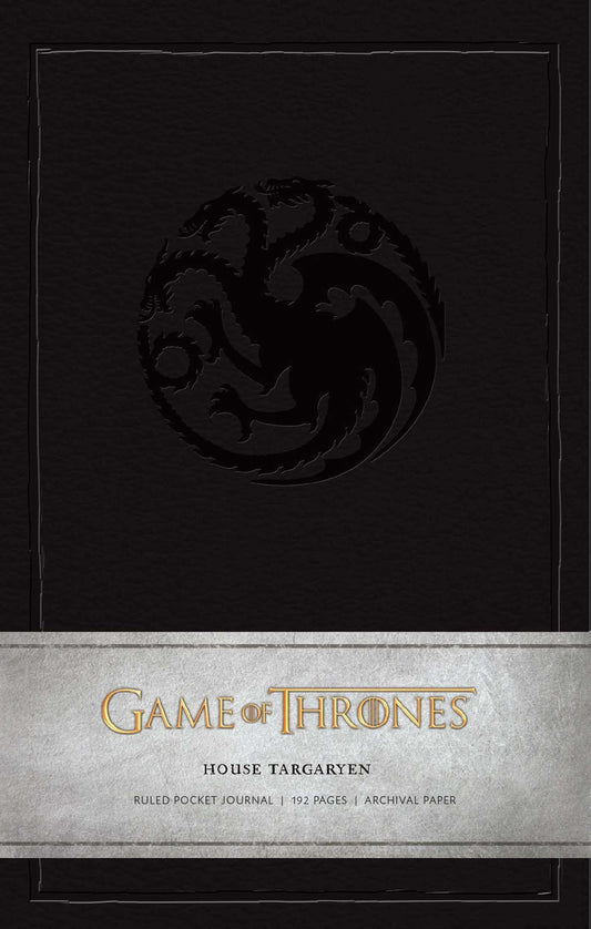 Game of Thrones: House Targaryen Ruled Pocket Journal by Insight Editions