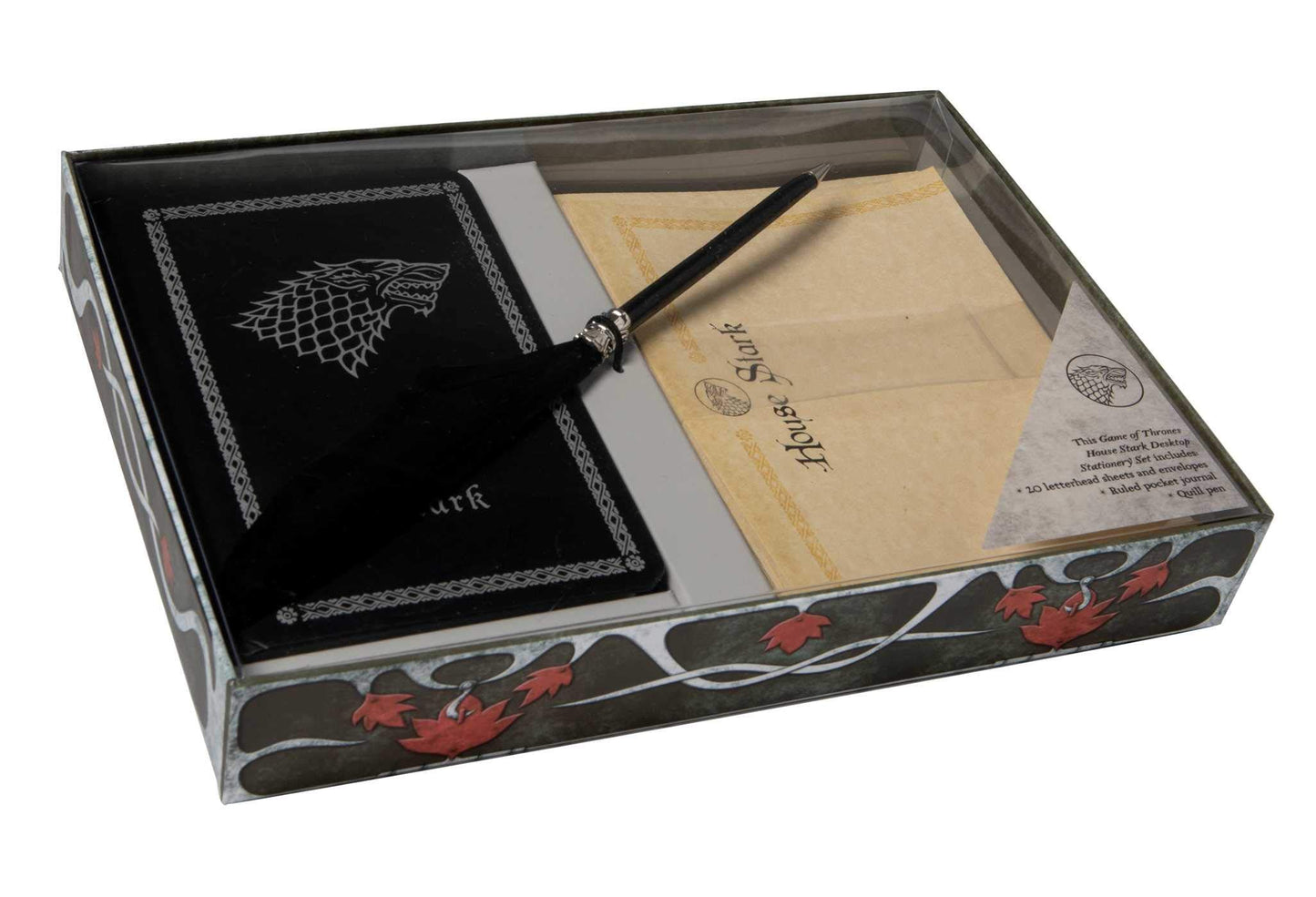 Game of Thrones: House Stark: Desktop Stationery Set (With Pen) by Insight Editions