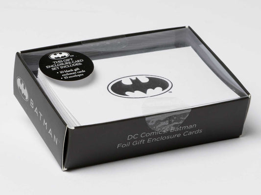 DC Comics: Batman Foil Gift Enclosure Cards (Set of 10) by Insight Editions