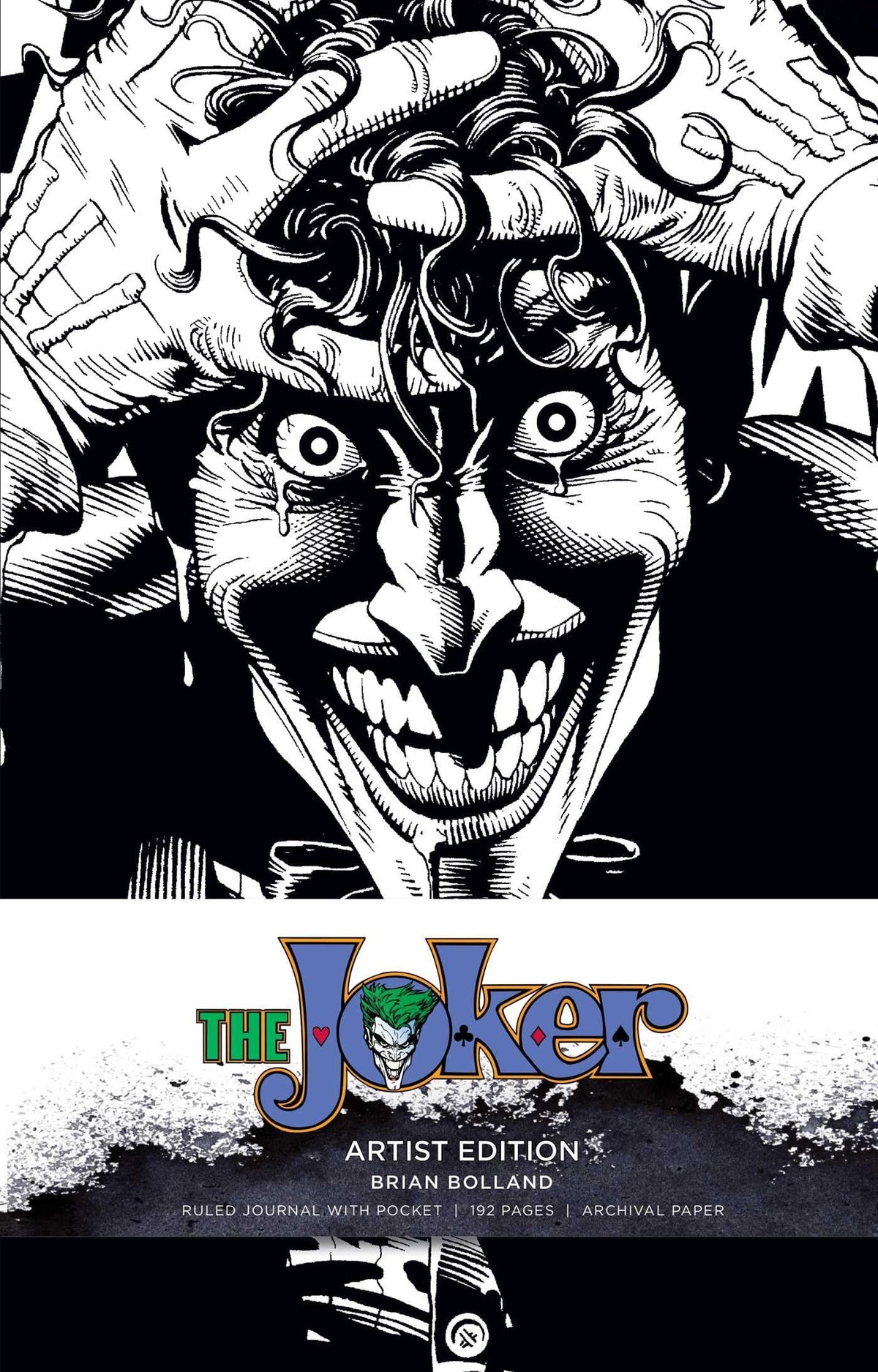 DC Comics: Das Joker Hardcover-Tagebuch mit Linierung: Künstlerausgabe: Brian Bolland von Insight Editions