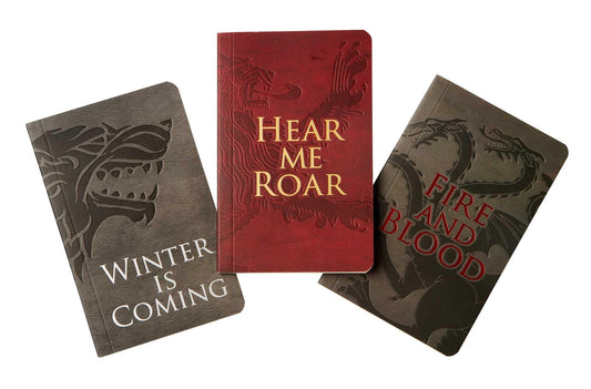 Game of Thrones: Pocket Notebook Collection (Set of 3) by Insight Editions