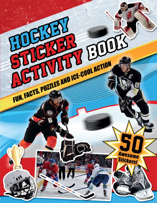 Hockey Sticker Activity Book (shelf worn) by Bernardi | Bill