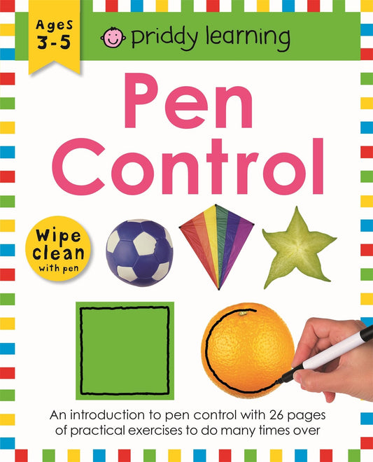 Abwischbares Arbeitsbuch „Pen Control“ von Roger Priddy