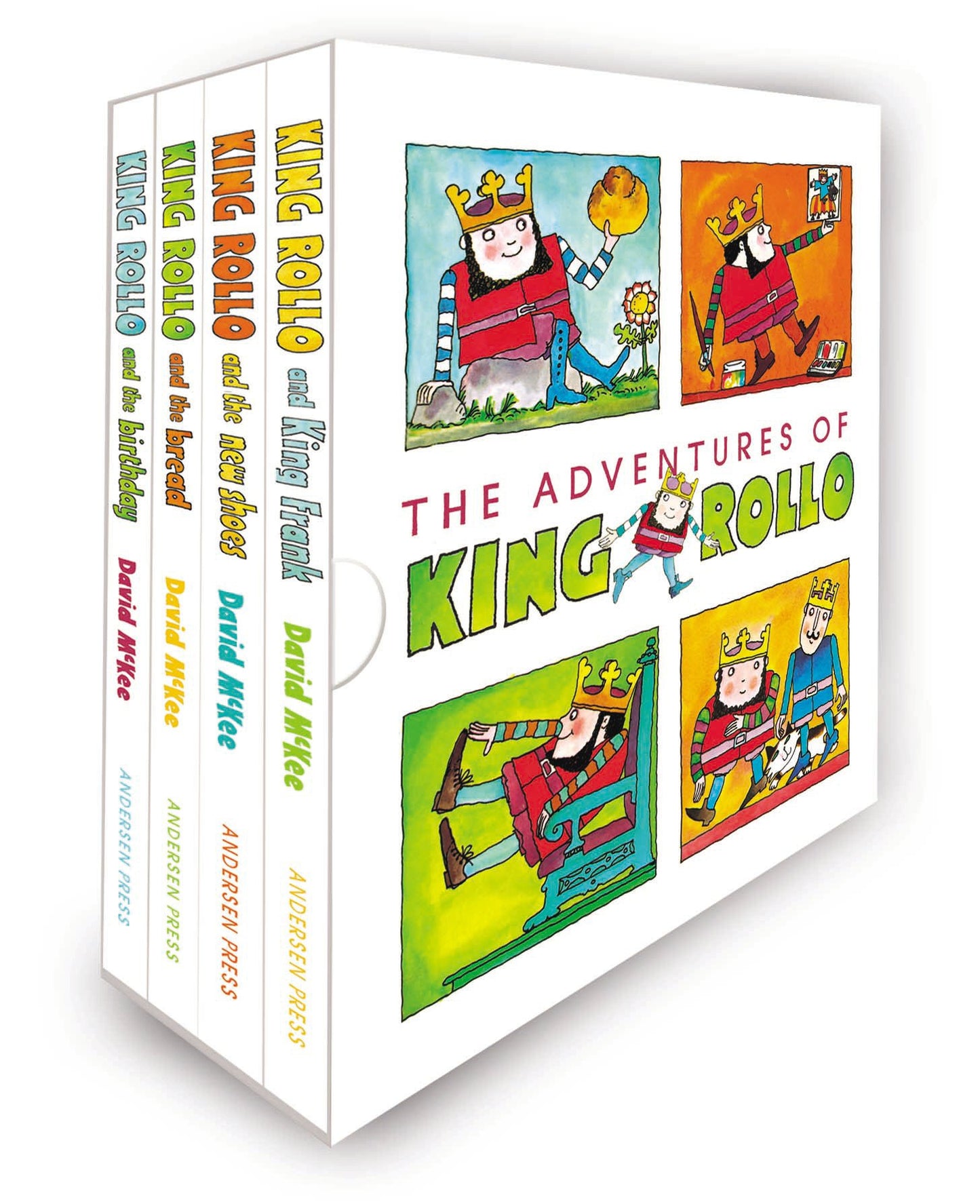 Adventures Of King Rollo (gift slipcase box) by David McKee