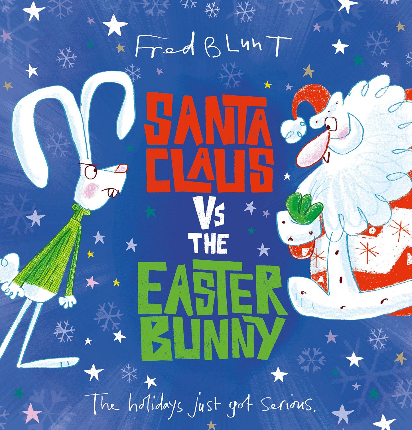 Santa Claus vs The Easter Bunny by Fred Blunt