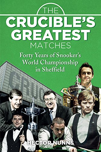 Crucible's Greatest Matches: 40 Years of Snooker's World Championship in Sheffield (shelf worn) by Hector Nunns