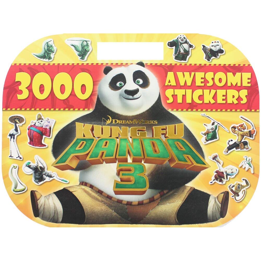 Kung Fu Panda 3: 3000 Awesome Stickers by Dreamworks