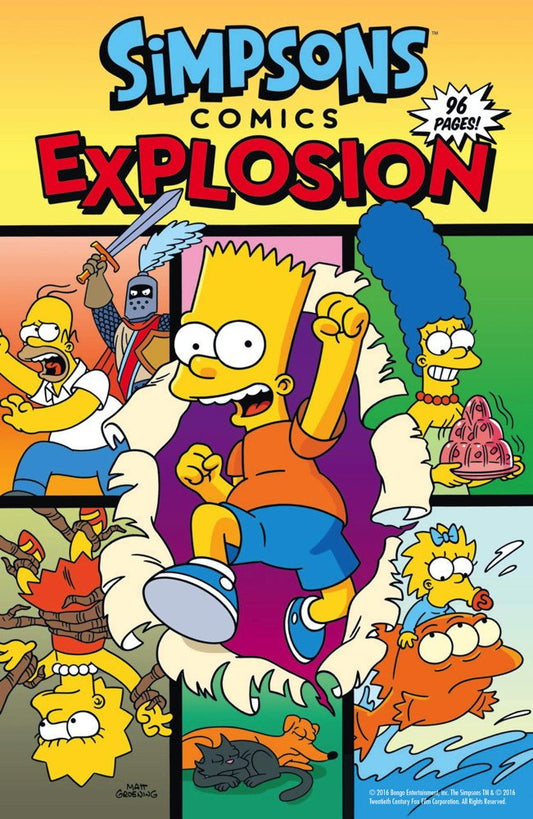 Simpsons Comics Explosion (abgenutzt) von Matt Groening