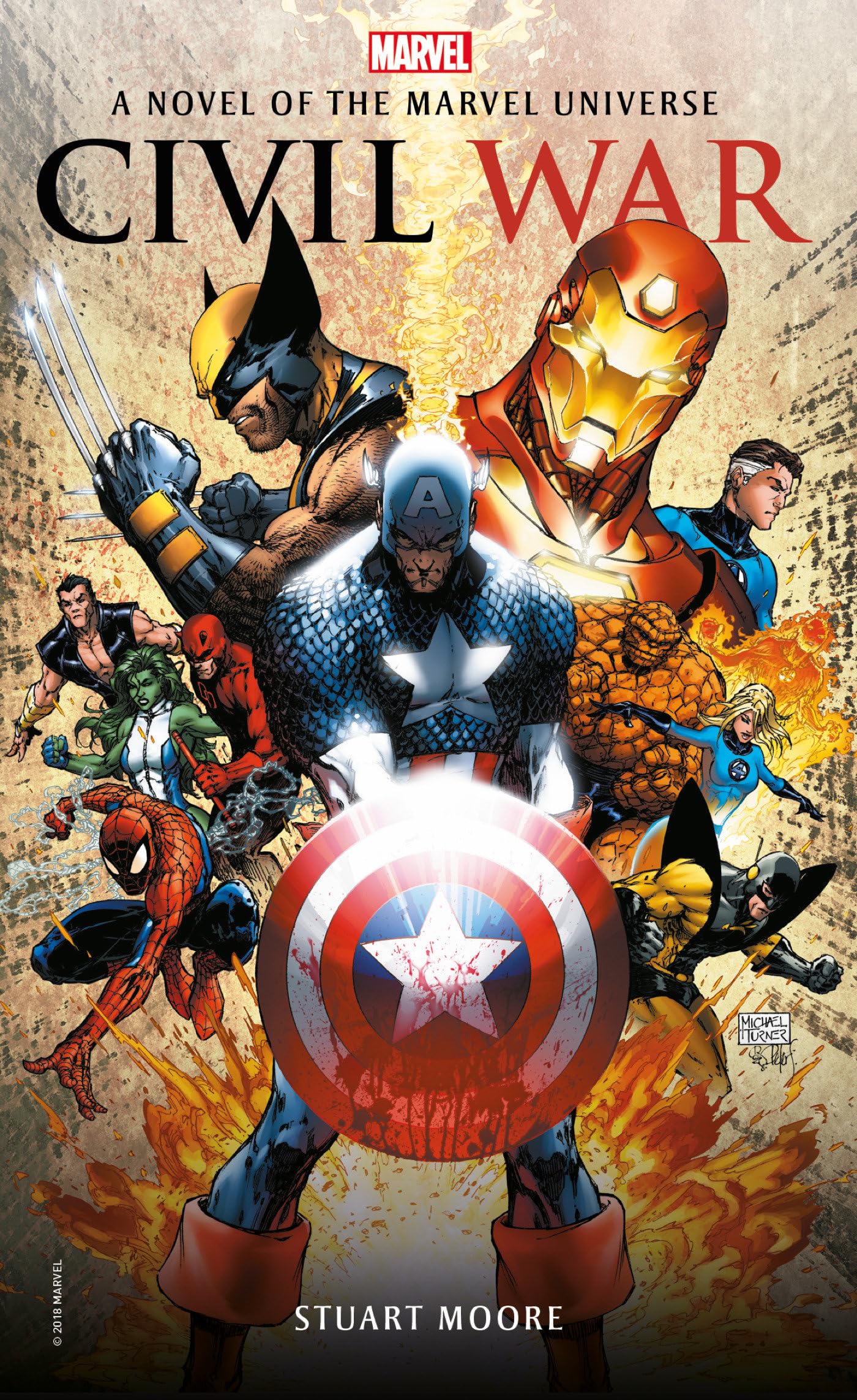 Civil War: A Novel of the Marvel Universe by Moore, Stuart