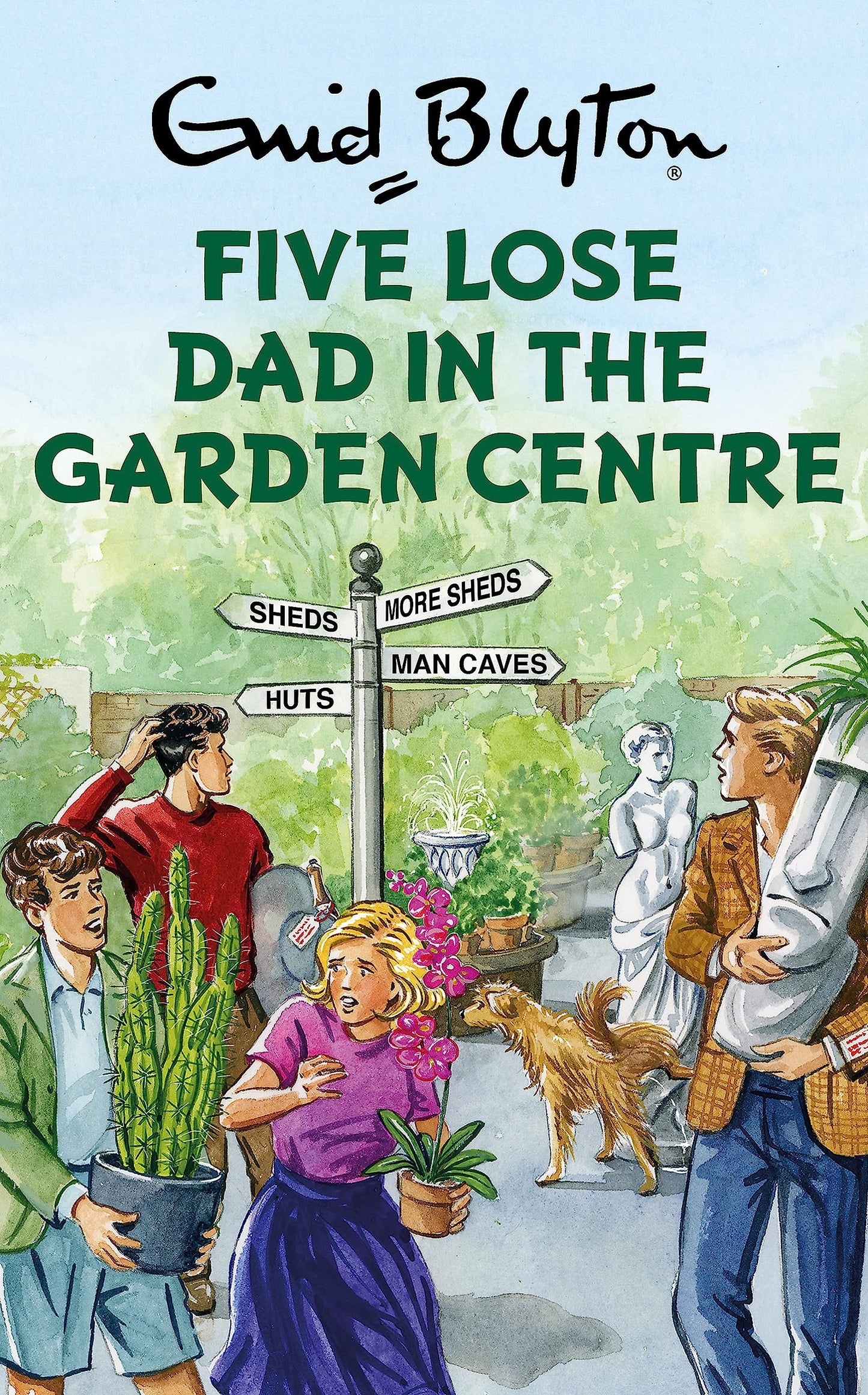 Enid Blyton: Five Lose Dad In The Garden Centre by Bruno Vincent