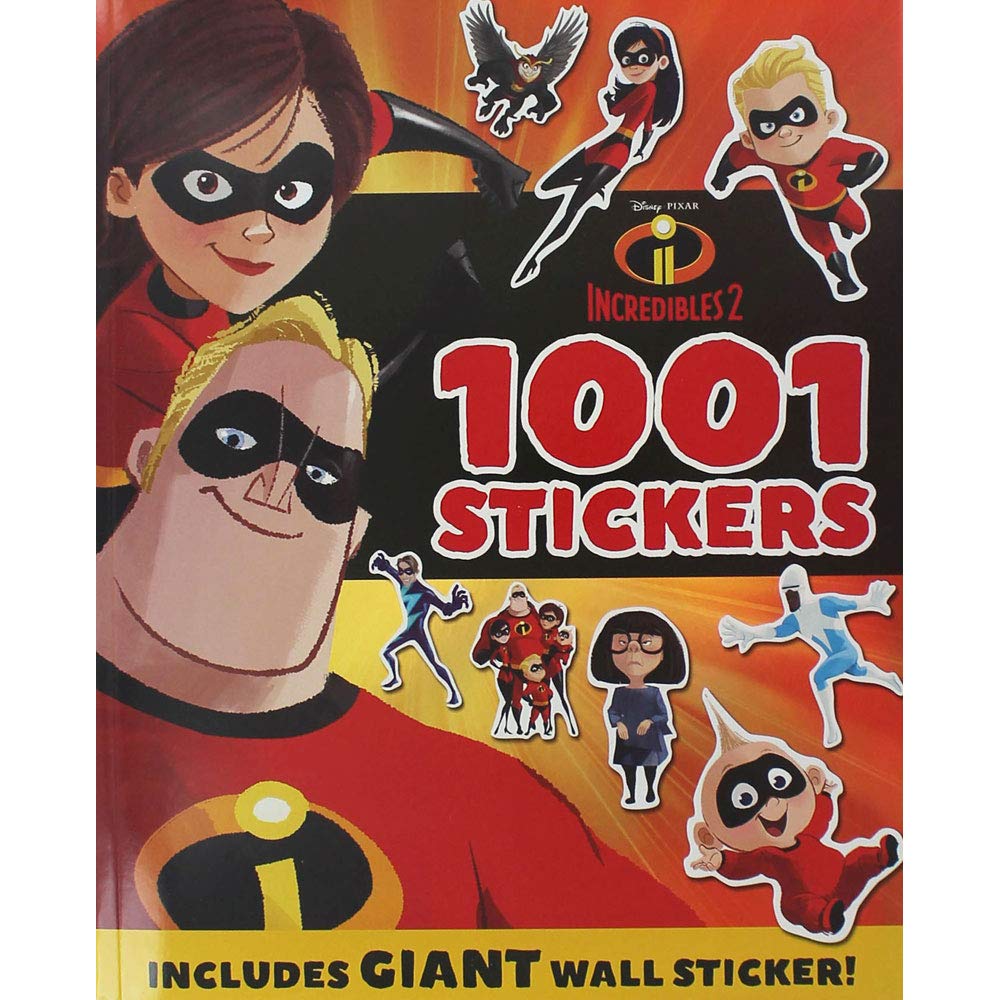 Disney Pixar Incredibles 2: 1001 Stickers (shelf worn) by Disney