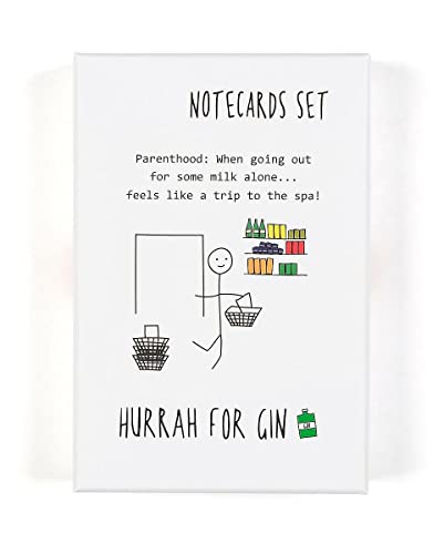 Hurrah For Gin: Notecards Set by Katie Kirby