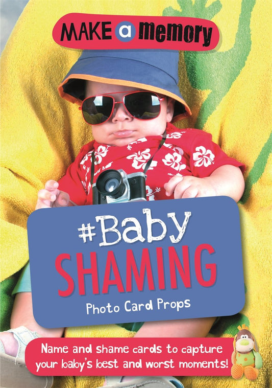 Make A Memory: Baby Shaming - photo card props by -