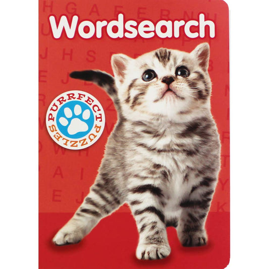 Purrfect Puzzles: Wordsearch (pink cover) by -