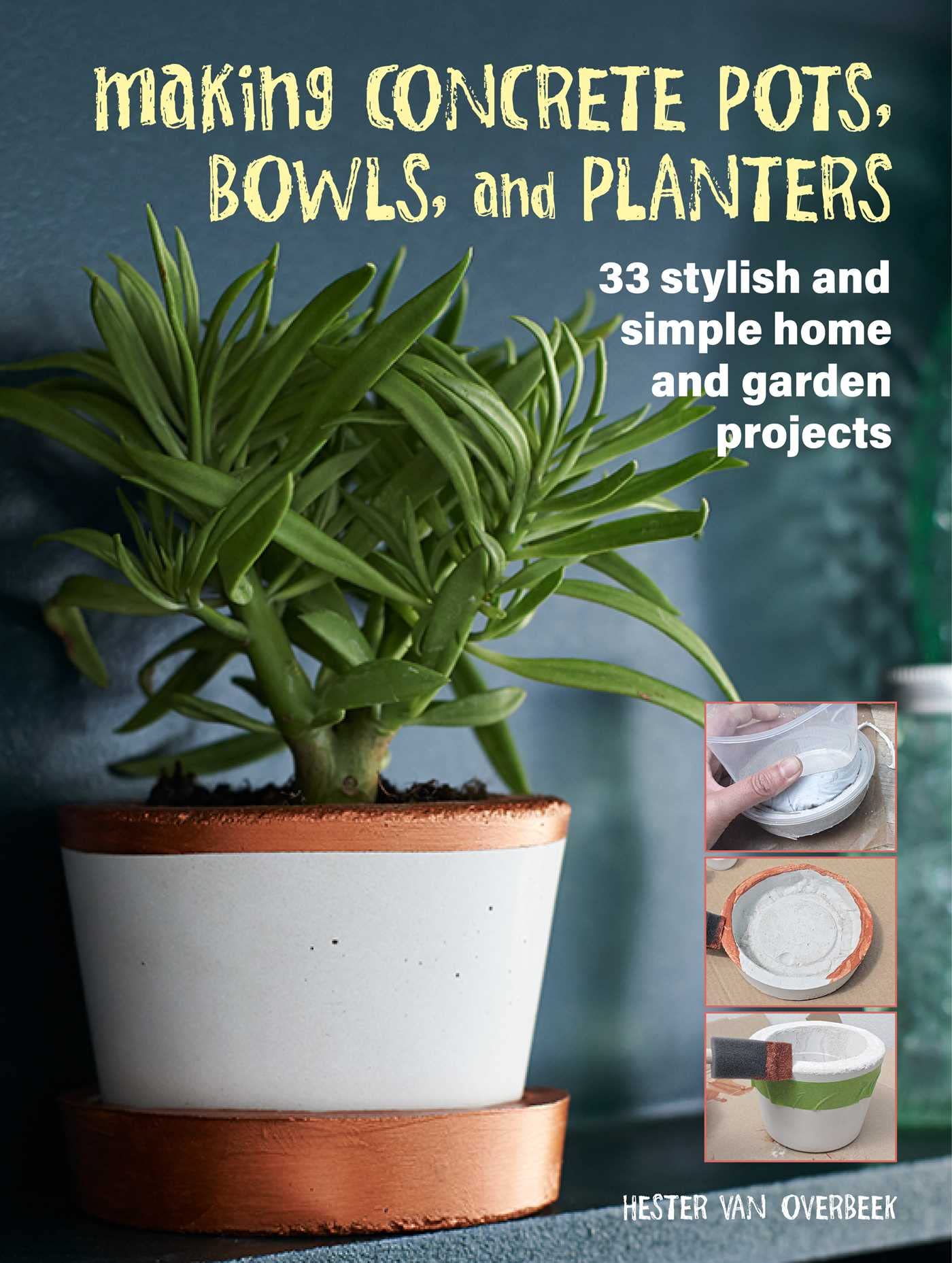 Making Concrete Pots, Bowls, & Planters: 33 stylish & simple home & garden projects by van Overbeek, Hester