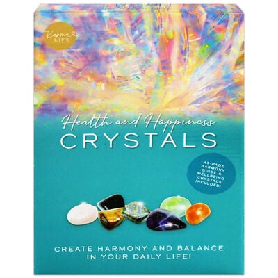 (TXS) Health And Happiness Crystals (Karma Life Uk Shallow Box Ed.)(48P