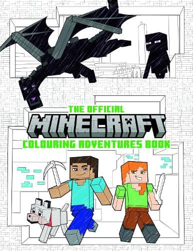 Official Minecraft Colouring Adventures Book by Titan Books