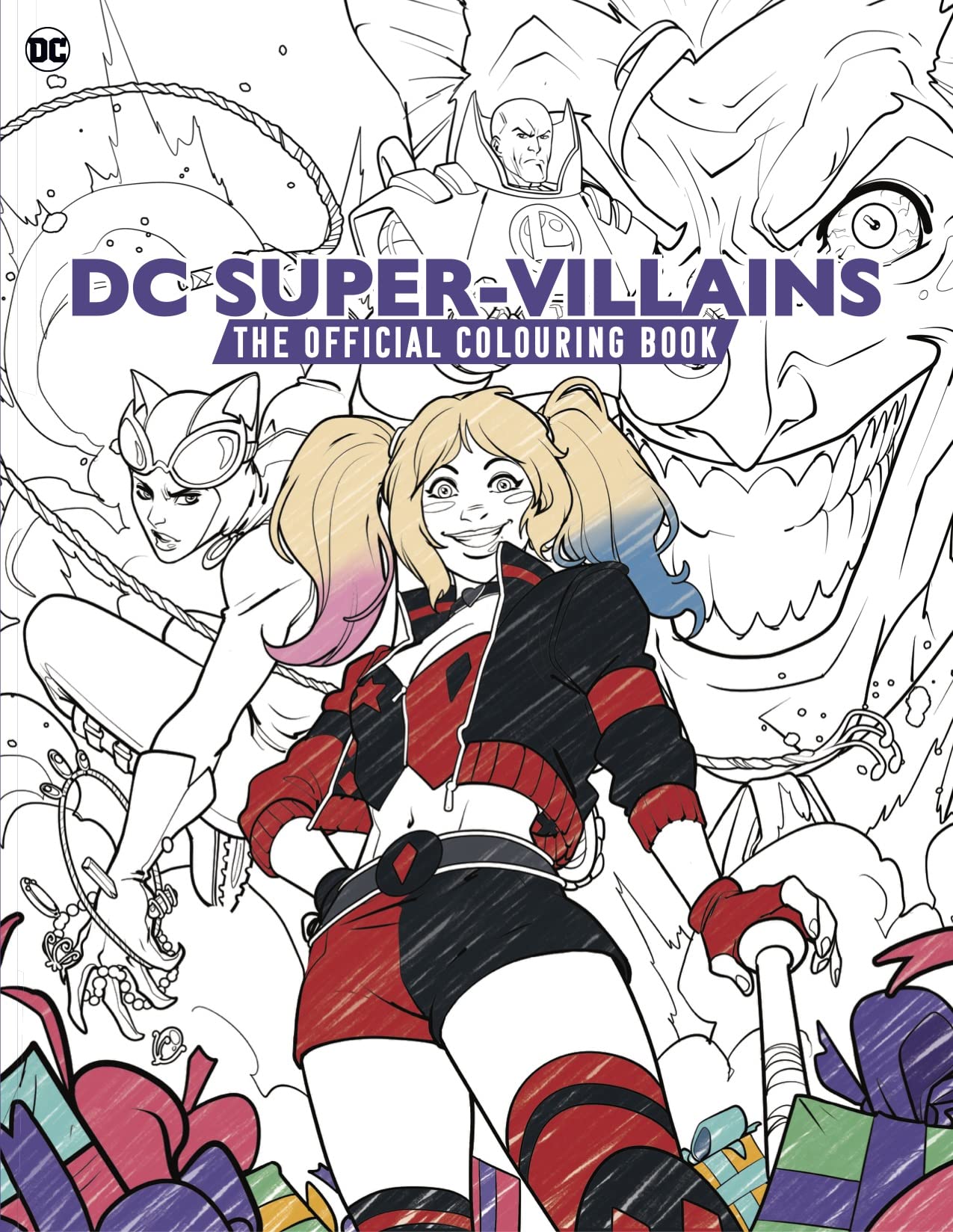 DC: Super-Villains: The Official Colouring Book (Shelf-worn) by Titan Books