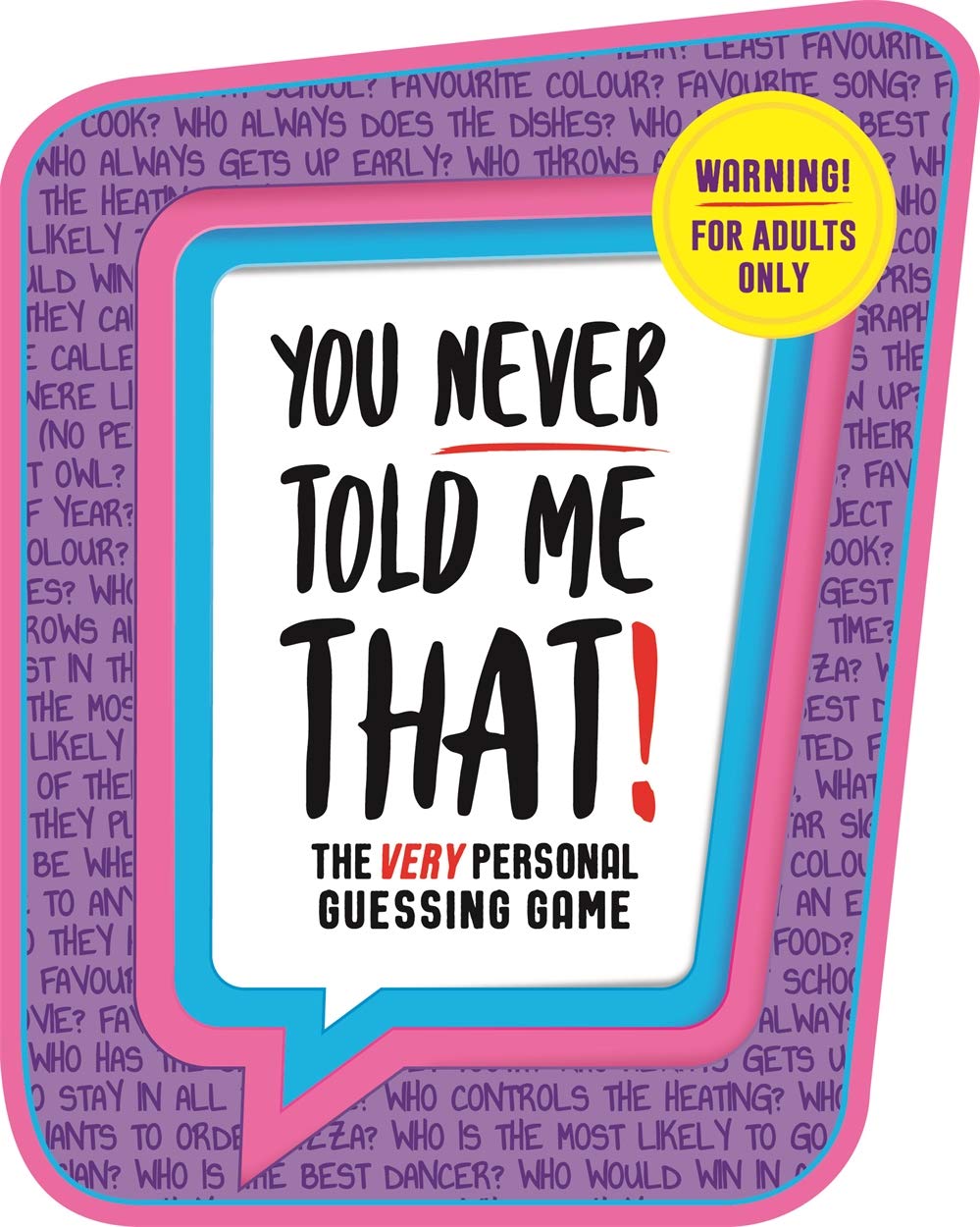 You Never Told Me That! (Shaped Humour) by Igloo Books