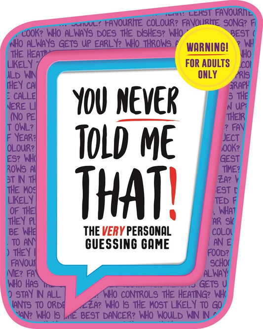 You Never Told Me That! (Shaped Humour) by Igloo Books