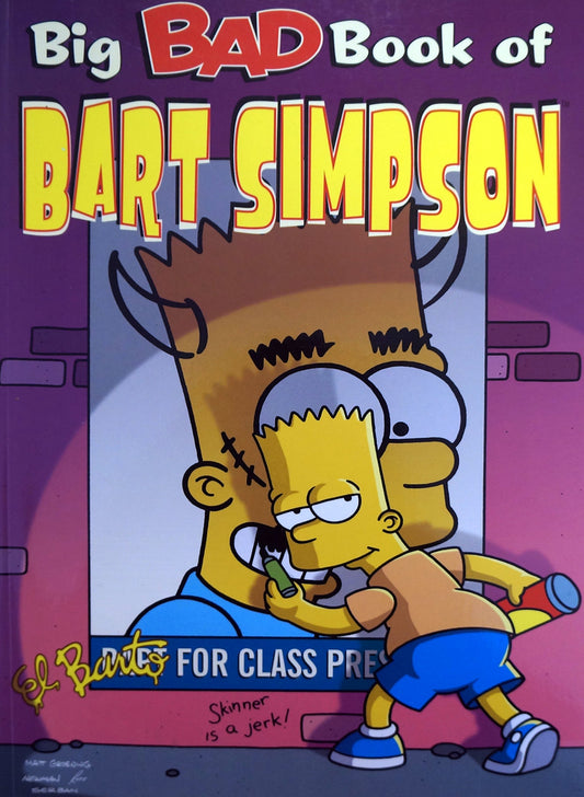 Big Bad Book Of Bart Simpson (slight shelf wear) by Matt Groening