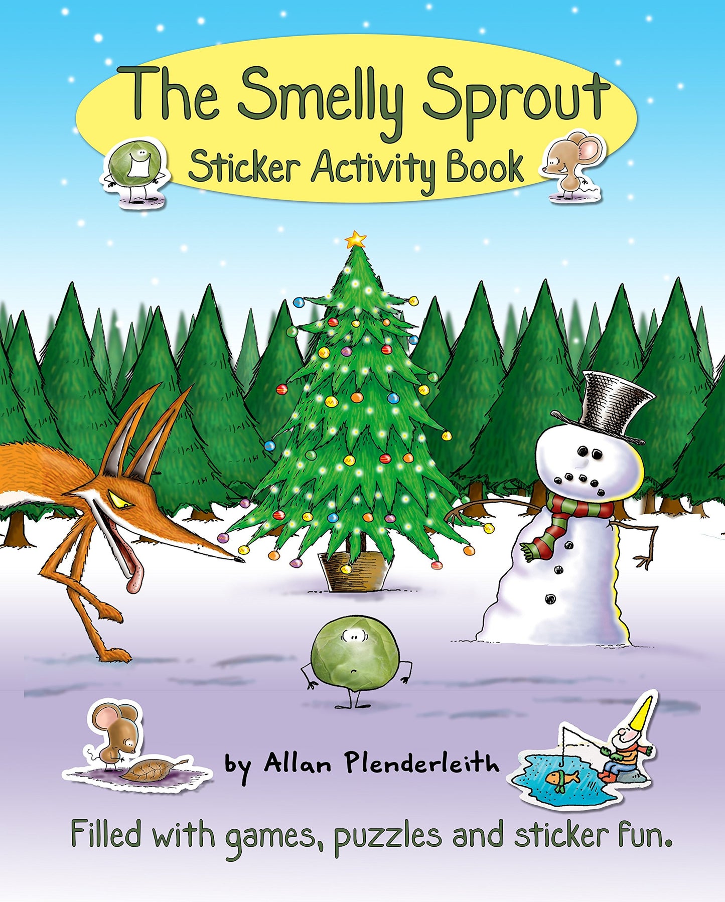 Smelly Sprout Sticker Acivity Book by Allan Plenderleith