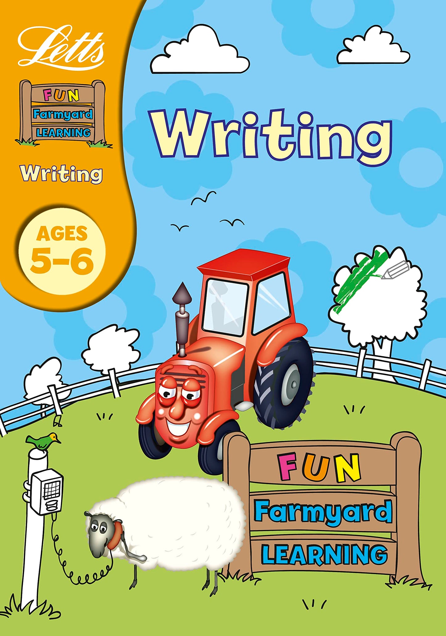 Writing Age 5-6 (Letts Fun Farmyard Learning) by Huggins-Cooper, Lynn