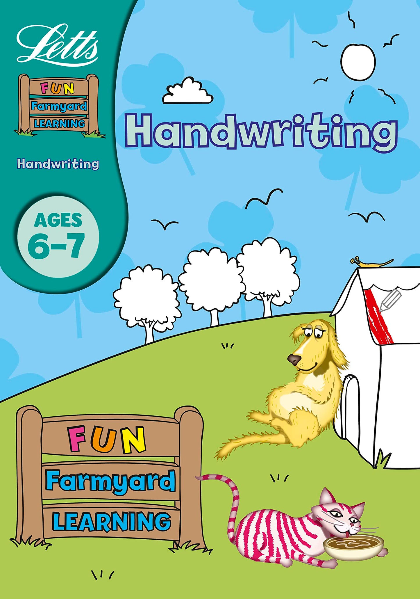 Letts Fun Farmyard Learning - Handwriting Age 6-7 by Lynn Huggins-Cooper