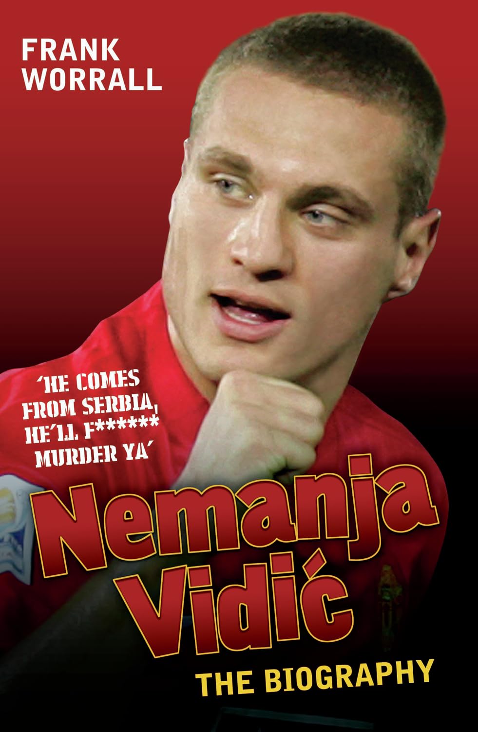 Nemanja Vidic - Captain Fantastic  (Manchester United) by Frank Worrall