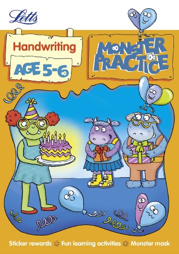 Handwriting Age 5-6 (Letts Monster Practice) by Shareen Mayers