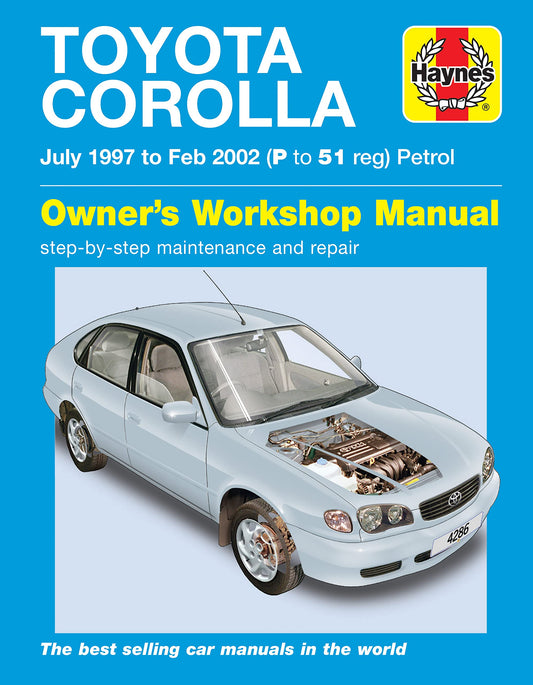 Toyota Corolla Benzin (Juli 97 - Feb 02) Haynes Reparaturhandbuch von Anon