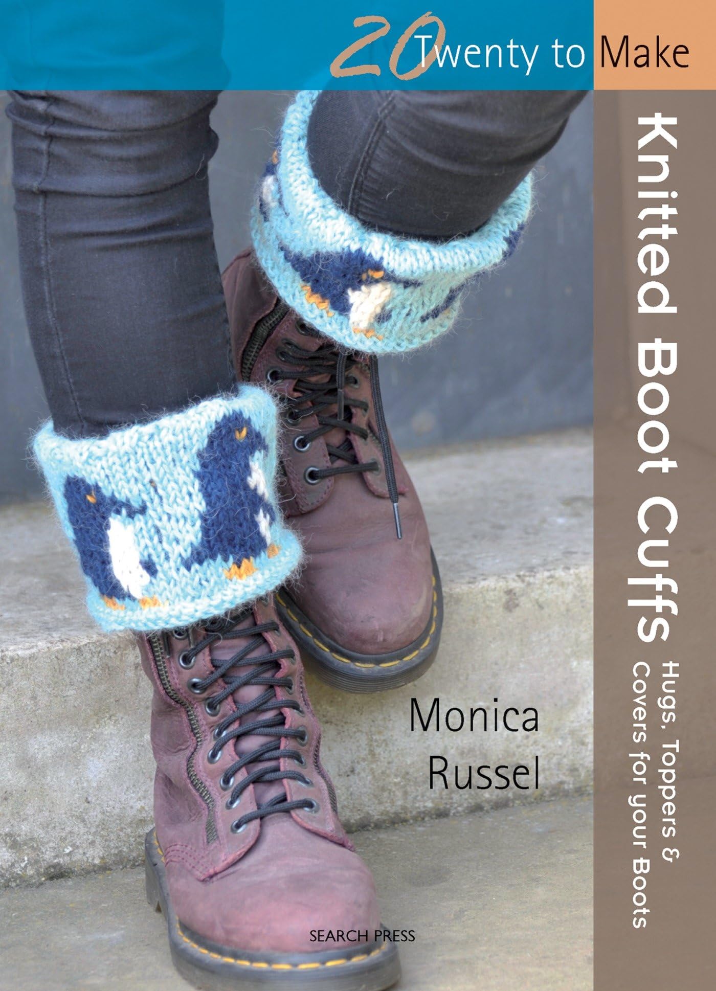 Knitted Boot Cuffs (Twenty to Make) by Russel, Monica