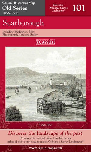 Old Series 1856-58: Scarborough (OS101) (Yorkshire) by Historical Map