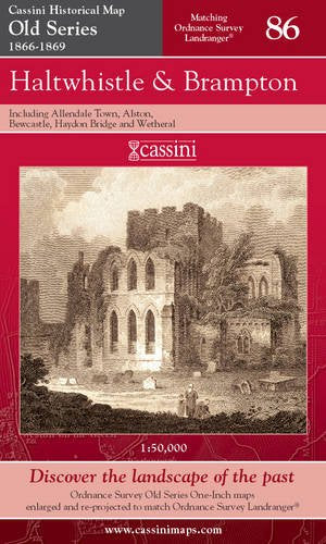 Old Series 1866-1869 - Haltwhistle &N Brampton (OS86) (Cumbria/Northamptonshire) by Historical Map