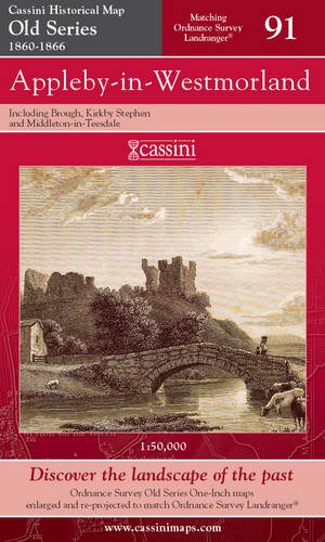 Old Series 1860-1866 - Appleby-in-Westmorland (OS91)(Cumbria) by Historical Map