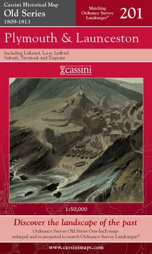 Old Series 1809-1813 - Plymouth & Launceston (OS 201) (Devon/Cornwall) by Historical Map