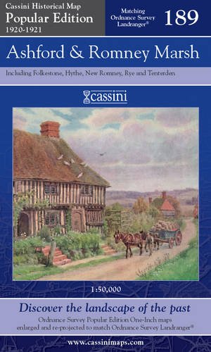 Popular Edition 1920-1921 - Ashford & Romney Marsh (OS189) (Kent) by Historical Map