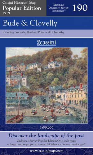 Popular Edition 1919 - Bude & Clovelly (OS 190) (Devon) by Historical Map